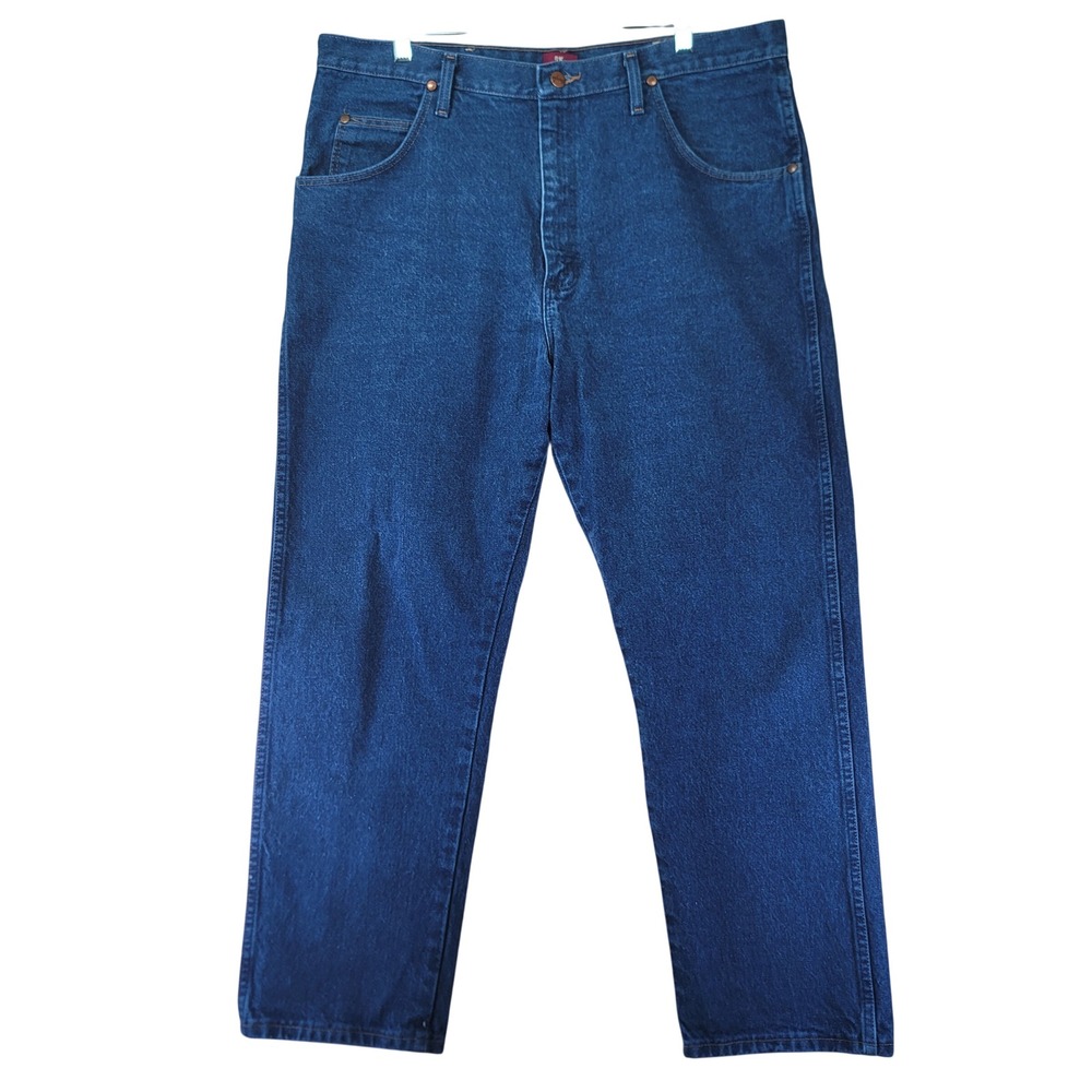 Wrangler Relaxed Fit Jeans Mens‎ 38x29 Blue Excellent 31MWZPW Denim